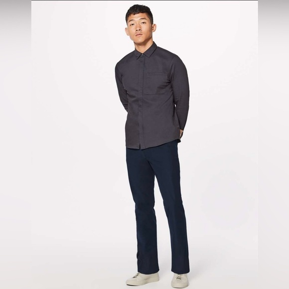 Lululemon ABC Pant True Navy  37" Men's Size 34 Waist M5468T Style Number - Picture 1 of 16